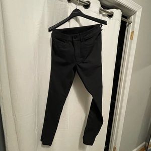 lululemon Men’s Slim ABC Pant Black (waist: 28”, length: 30”)